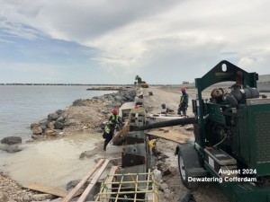 August 2024 Dewatering Cofferdam