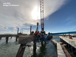 July 2024 Bridge Pile Removal