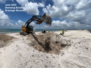 June 2024 Demoing Existing Drainage Structure