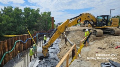 September 2024 Setting Drainage Pipes