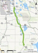 US 27 Mobility Analysis Project Map