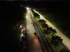 Nighttime/overnight paving continues on Harden Boulevard between 9:30 p.m. and 7 a.m., Sunday through Thursday nights, pending weather.