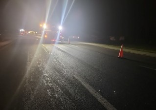 Nighttime Paving Operations