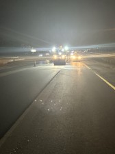 Nighttime/overnight paving operations on I-75 southbound from Bonita Beach to Alico Road.